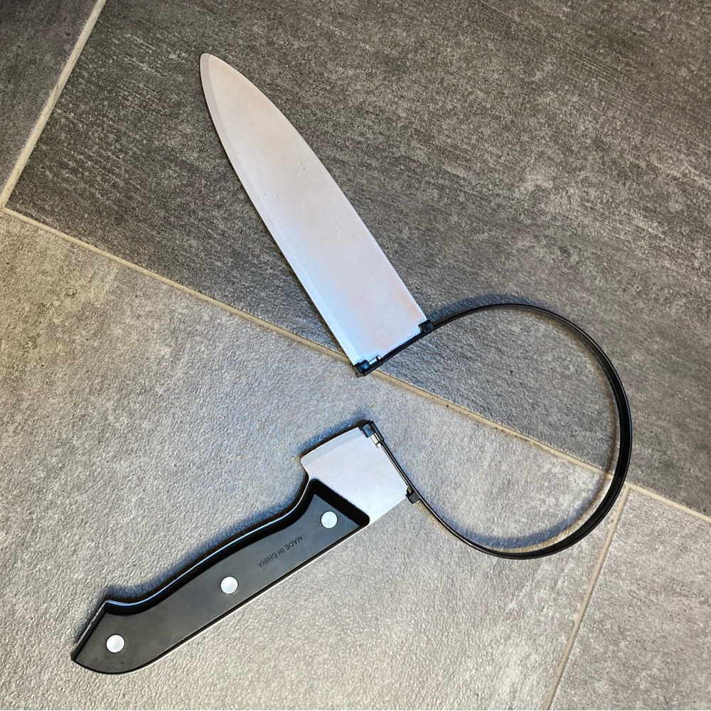 Knife in the head costume